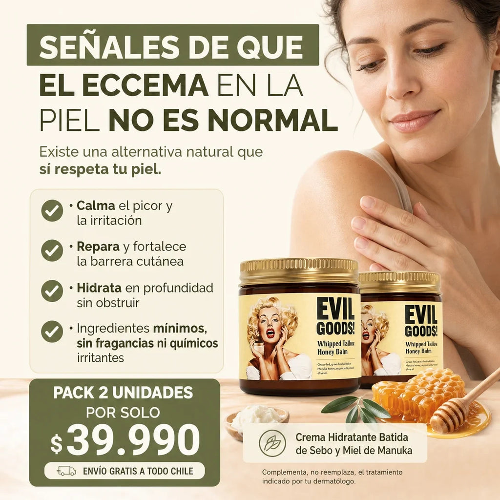 Crema Hidratante de Ternera y Miel Evil Goods - Oferta limitada
