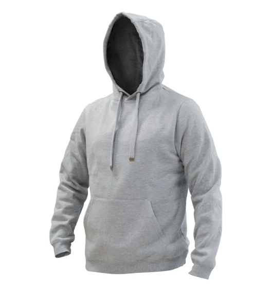 Poleron XL - Gris con capucha