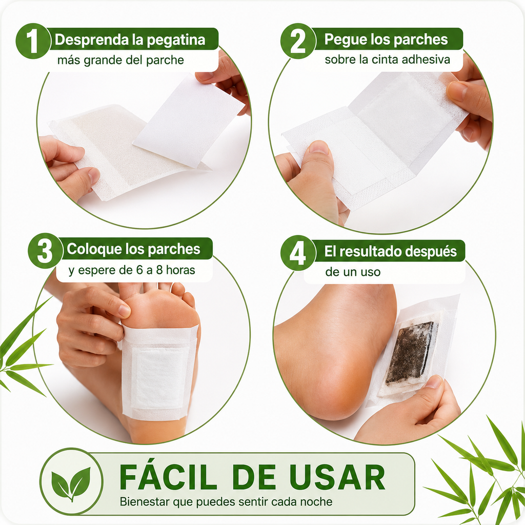 Parches Detox Kinoki Pack 10 UND (5 Pares)