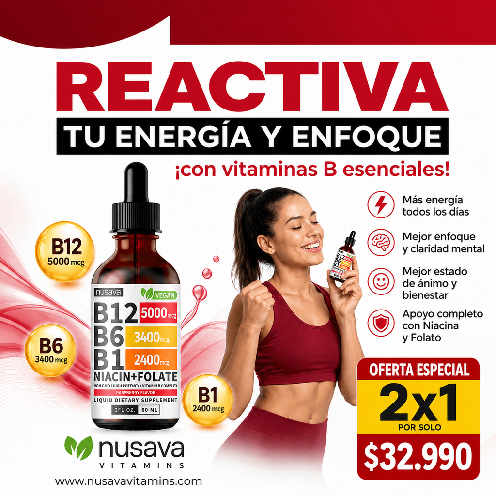 B12 Vitamina B12 - Oferta 2x1 + Envío Gratis