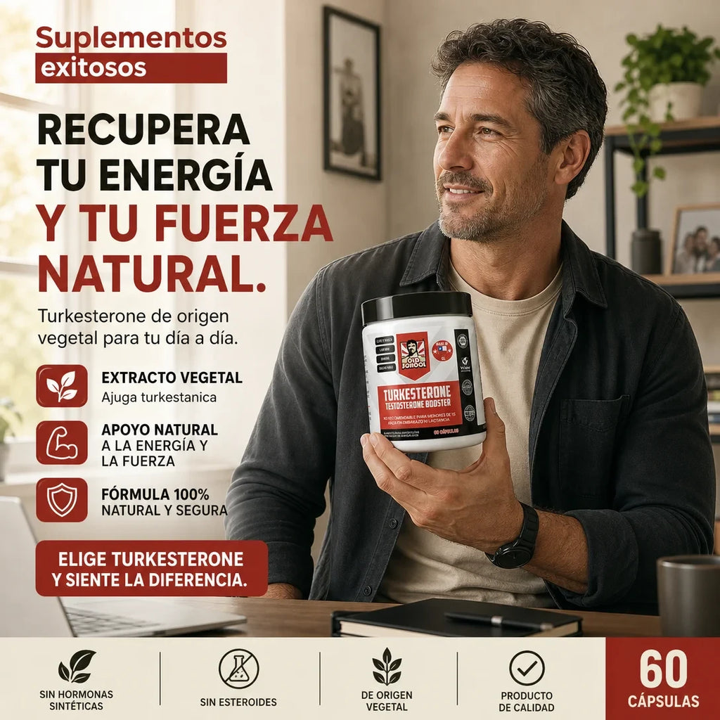 Turkesterone  60 Caps Old School Labs Orginal Americano - Promoción 2x1