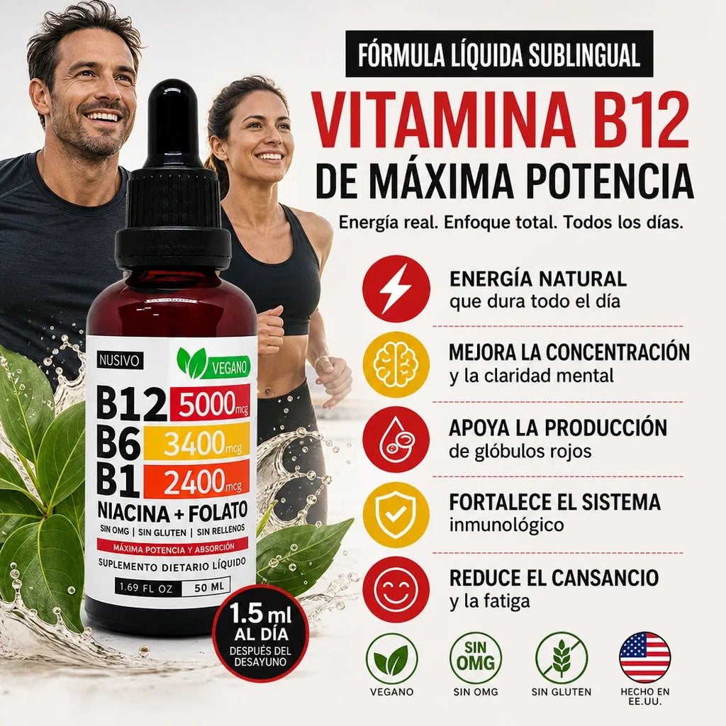 B12 Vitamina B12 - Oferta 2x1 + Envío Gratis