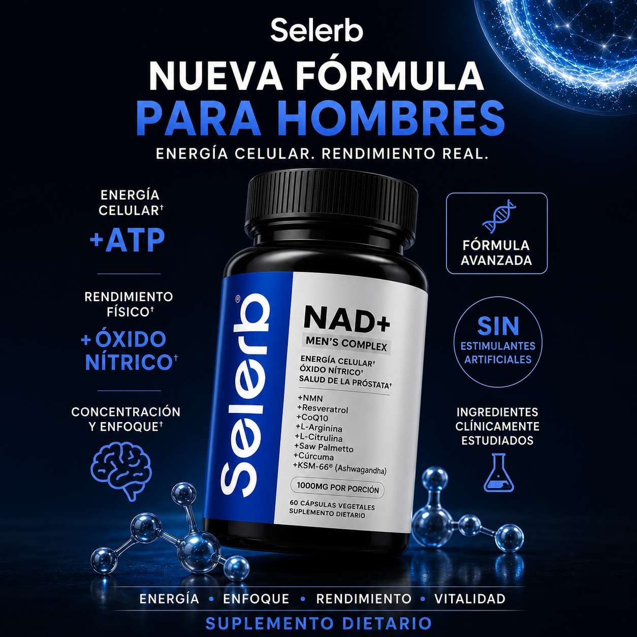 NAD+ Men´s Complex - Oferta 2x1 + Envío Gratis
